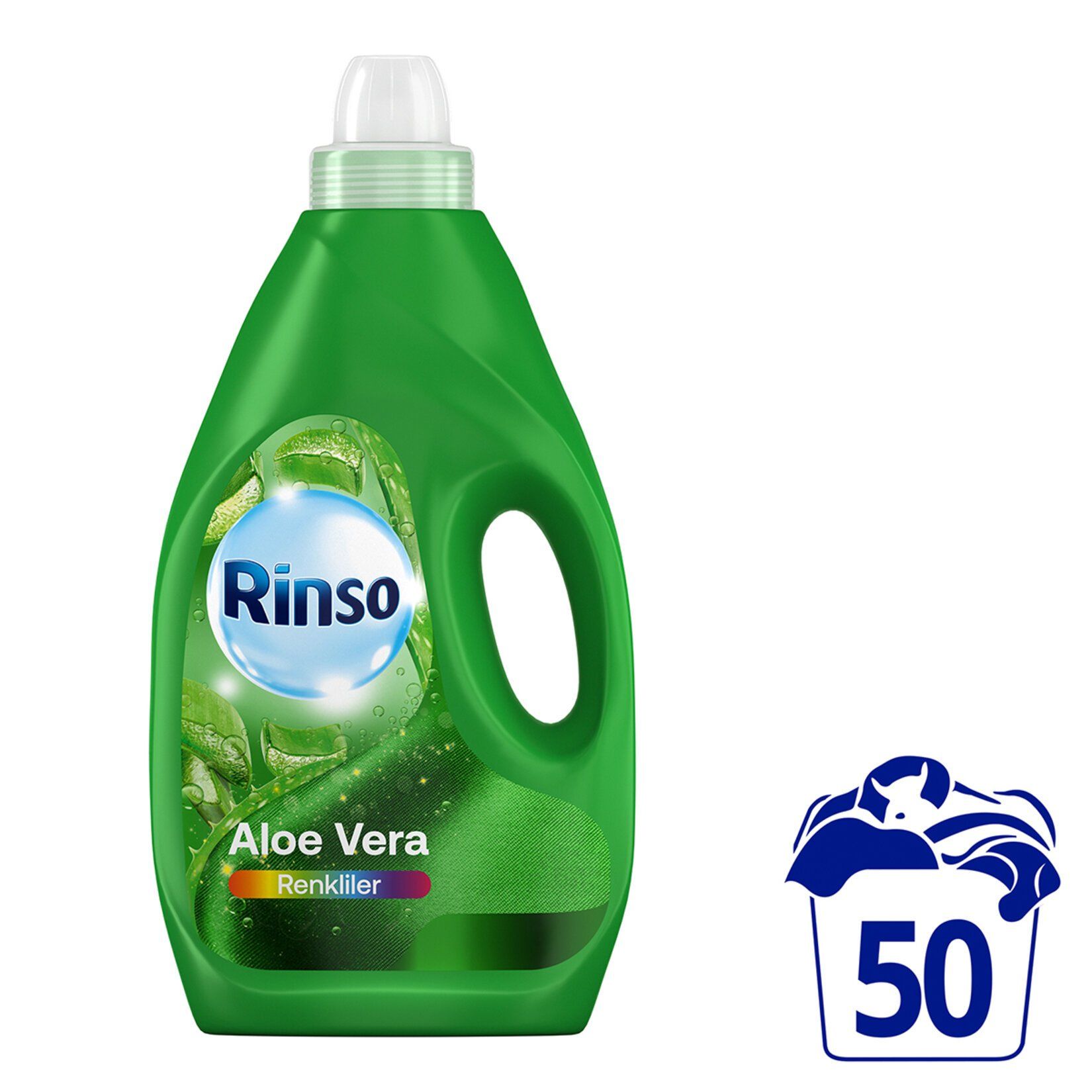 Rinso Sıvı Çamaşır Deterjanı Komple Bakım Serisi Renkliler İçin 50 Yıkama 3 L