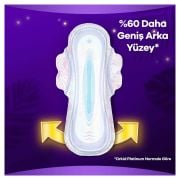 Orkid Platinum Hijyenik Ped Gece Extra 14 Ped Mega Gece Paketi