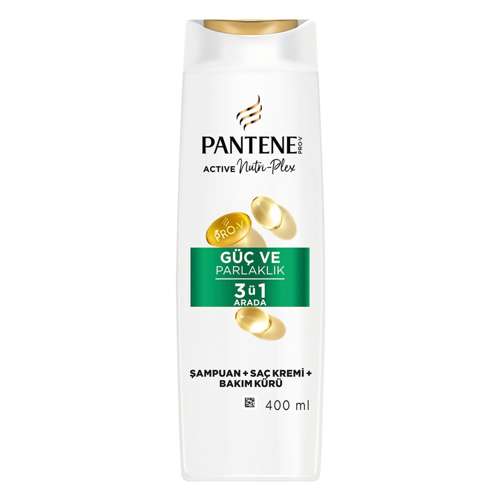 Pantene Güç ve Parlaklık 3ü1 Arada Şampuan 400 ml