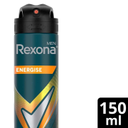 Rexona Men Erkek Sprey Deodorant Energise Bergamot & Amber 150 ml