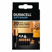 Duracell Optimum AA Kalem Pil 6'lı