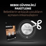 Duracell Özel 2025 Lityum Düğme Pil 3V (CR2025), 2’li Paket