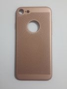 iPhone 7 Delikli Rubber Kapak Kılıf - Rose Golde