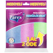 Parex Mikrofiber Temizlik Bezi 3'lü