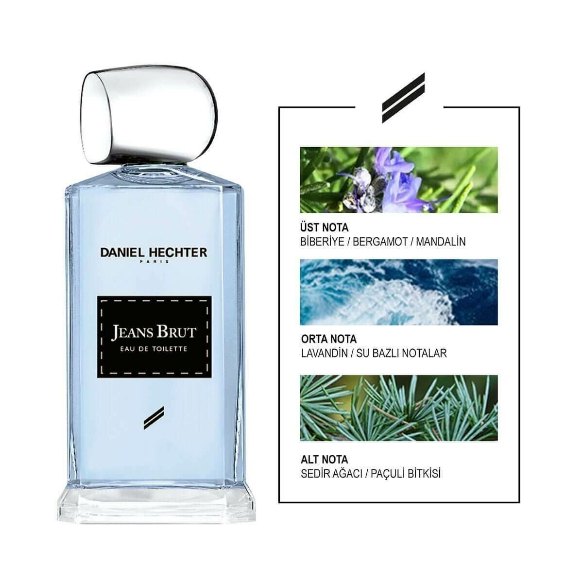 Daniel Hechter Jeans Brut Edt 100 ml Erkek Parfüm