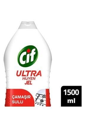 Cif Ultra Hijyen Jel Yüzey Temizleyici Çamaşır Sulu Katkılı 1500 ml