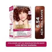 L'Oréal Paris Excellence Creme Saç Boyası 6.54 Açık Kızıl Kahve