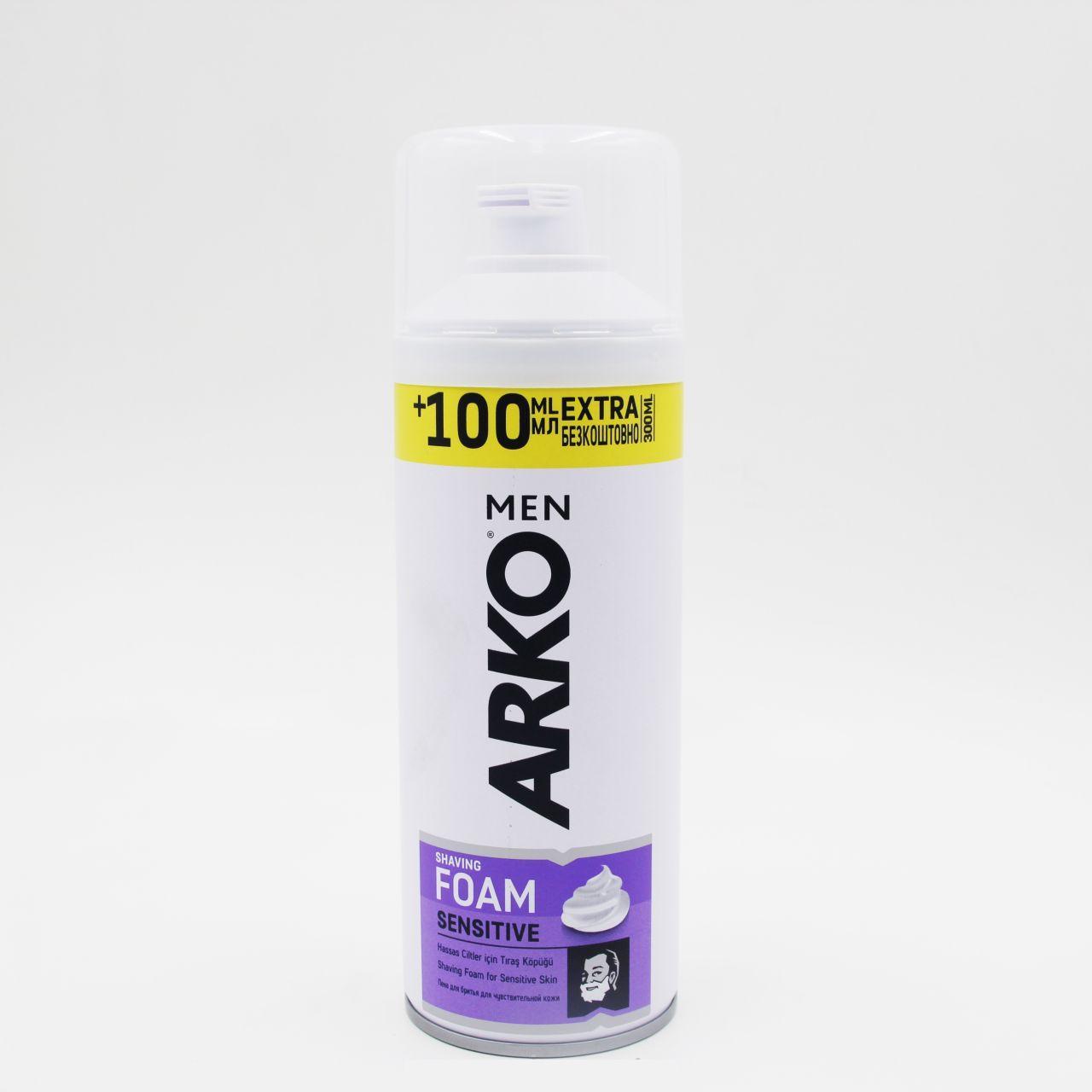 Arko Tıraş Köpüğü Sensitive 200 ml + 100 ml