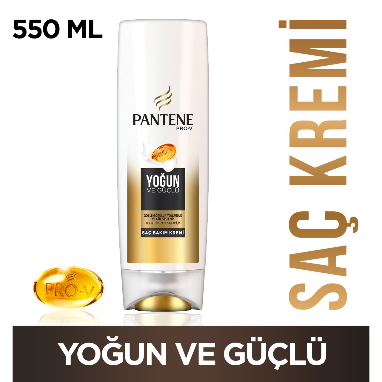 Pantene Saç Bakım Kremi Yoğun ve Güçlü 550 ml