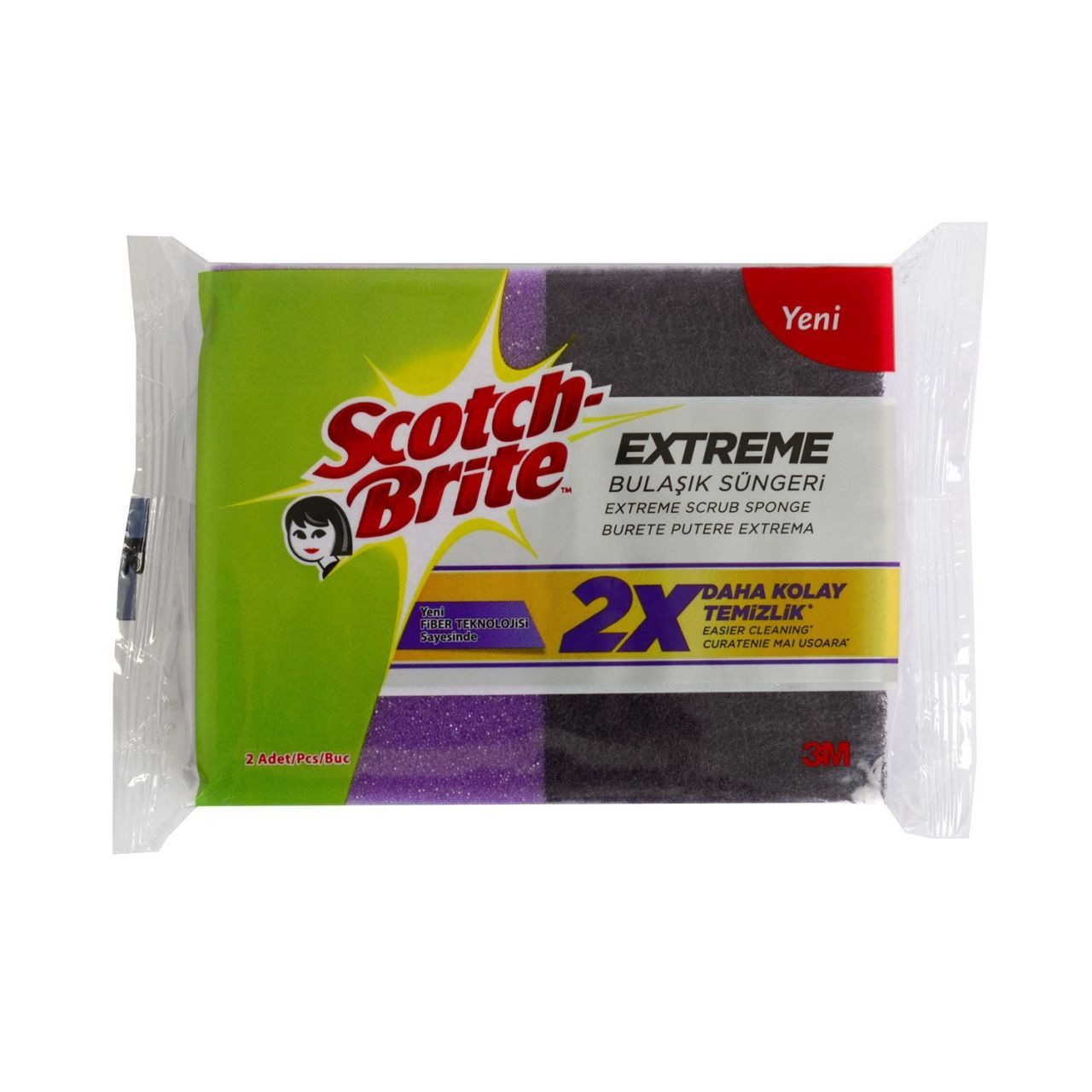 Scotch Brite Extreme Bulaşık Süngeri Klasik 2'li