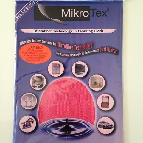 Mikrotex Mikrofiber Cam Bezi - Pembe