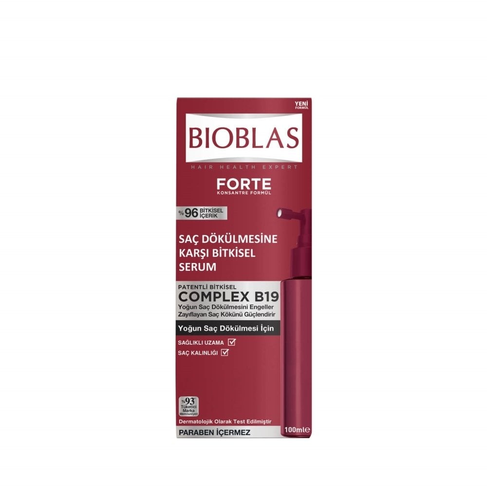 Bioblas Forte Saç Dökülmesine Karşı Bitkisel Serum 100 ml