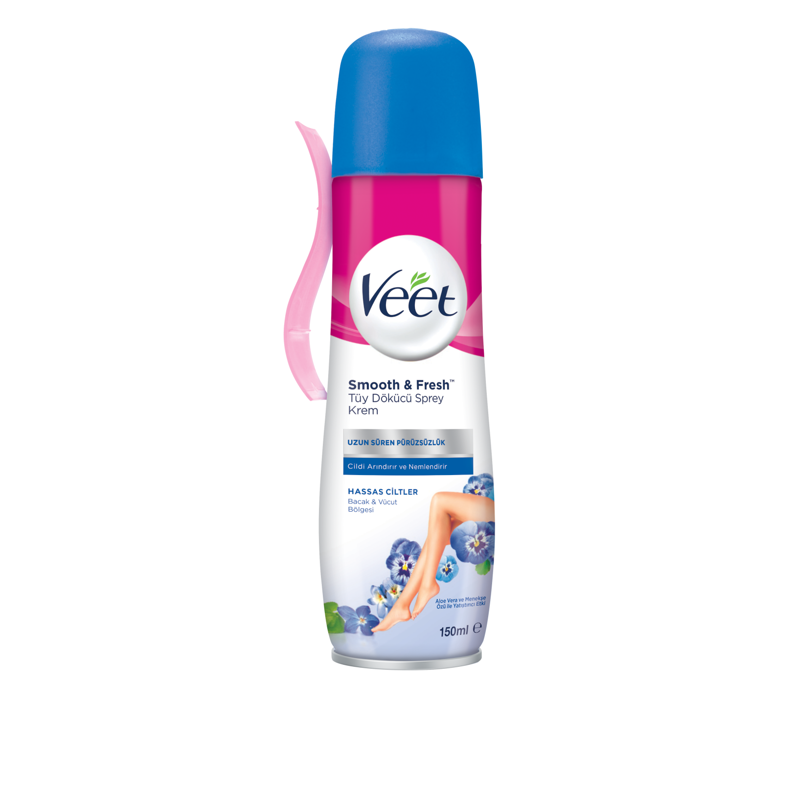 Veet Smooth & Fresh Tüy Dökücü Sprey Krem Hassas Ciltler 150 ml