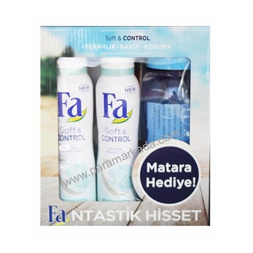 Fa Soft & Control Deodorant 2x150 ml Matara Hediyeli!