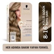 Schwarzkopf Creme Supreme Yoğun Bakım Full Kit Saç Boyası 8-16 Küllü Soğuk Koyu Sarı