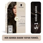 Schwarzkopf Creme Supreme Yoğun Bakım Full Kit Saç Boyası 5-1 Soğuk Kahve