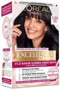 L'Oréal Paris Excellence Creme Saç Boyası 1.01 - Derin Siyah
