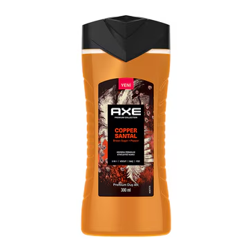 Axe Premium Collection Duş Jeli Copper Santal 3in1 Vücut Saç Yüz 300 ml