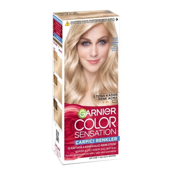 Garnier Çarpıcı Renkler Saç Boyası 111 - Ekstra Açık Gümüş Sarısı