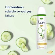 Dove Kadın 0 Alüminyum Salatalık ve Yeşil Çay Deodorant Sprey 150 ml