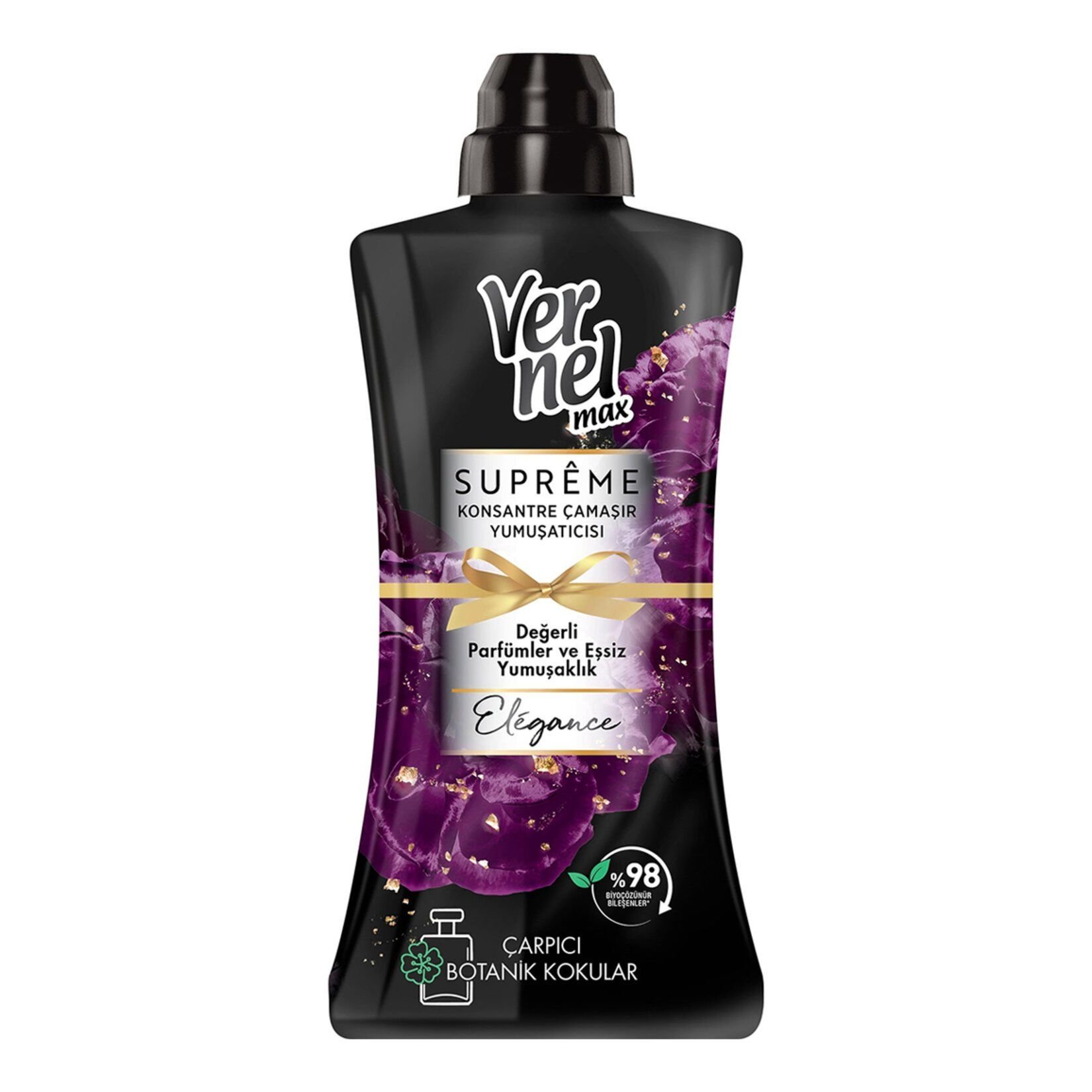 Vernel Max Supreme Elegance Konsantre Çamaşır Yumuşatıcısı 1200 ml (50 Yıkama)