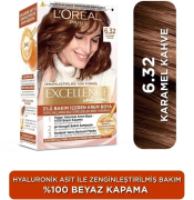 L'Oreal Paris Excellence Intense Saç Boyası 6.32 Karamel Kahve