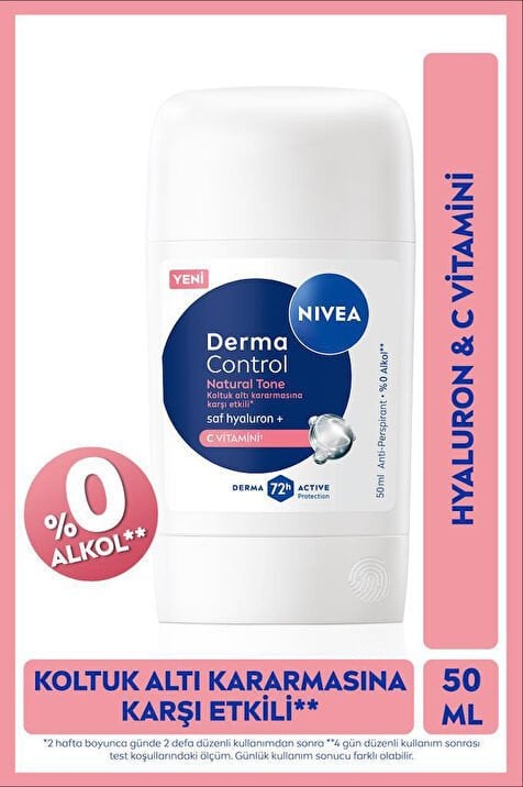Nivea Kadın Stick Deodorant 72 Saat Derma Control Natural Tone 50 ml