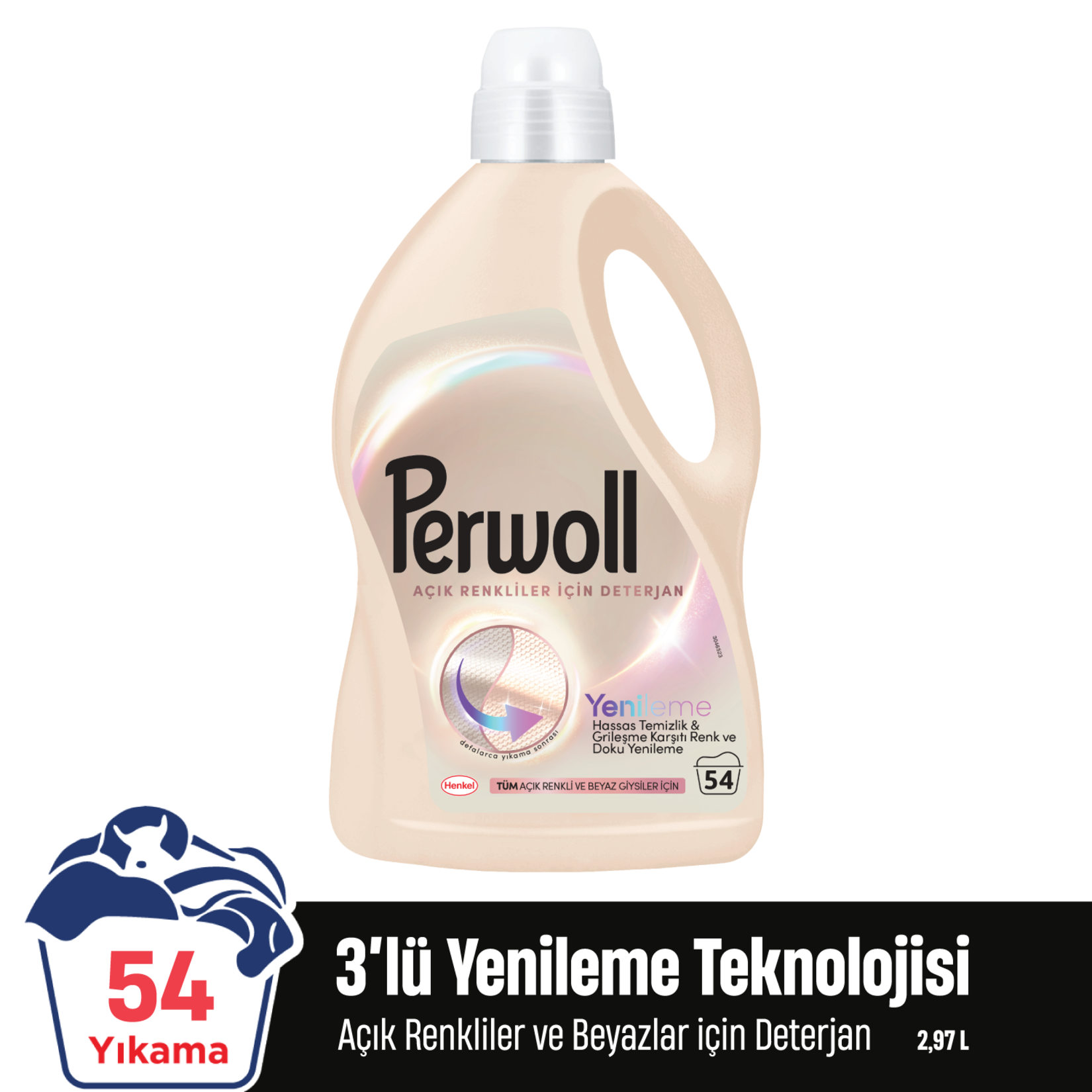 Perwoll Açık Renkliler Sıvı Bakım Deterjanı 2.97 L