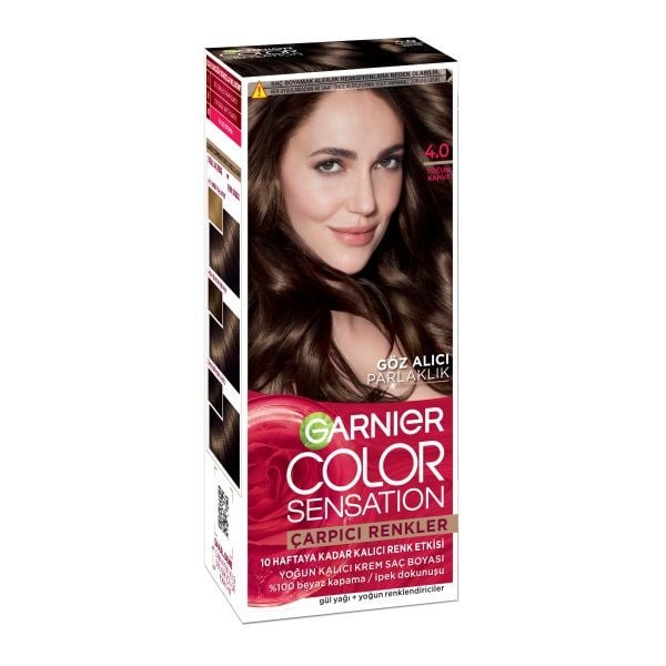 Garnier Çarpıcı Renkler Saç Boyası 4 - Yoğun Kahve