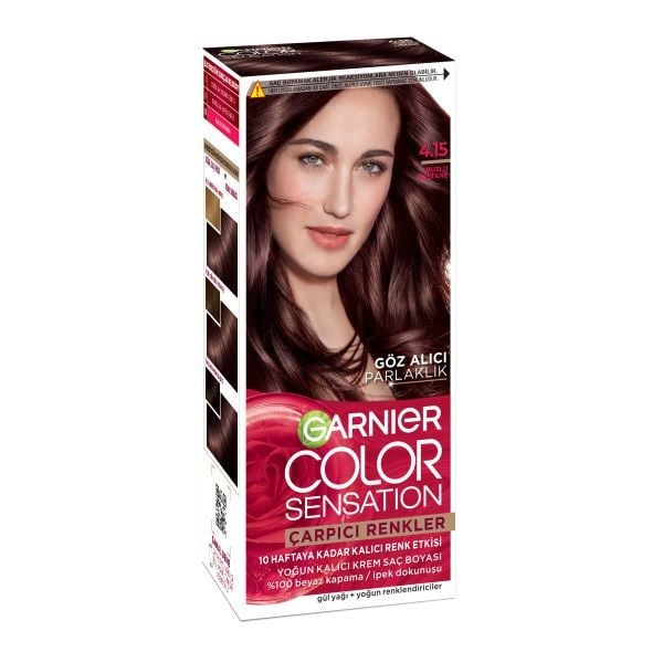 Garnier Çarpıcı Renkler Saç Boyası 4.15 - Buzlu Kestane