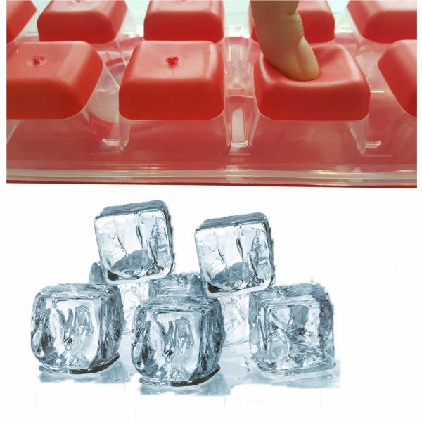 Gondol Bas - Çıkar Yapışmaz Buzluk G132 - Kırmızı