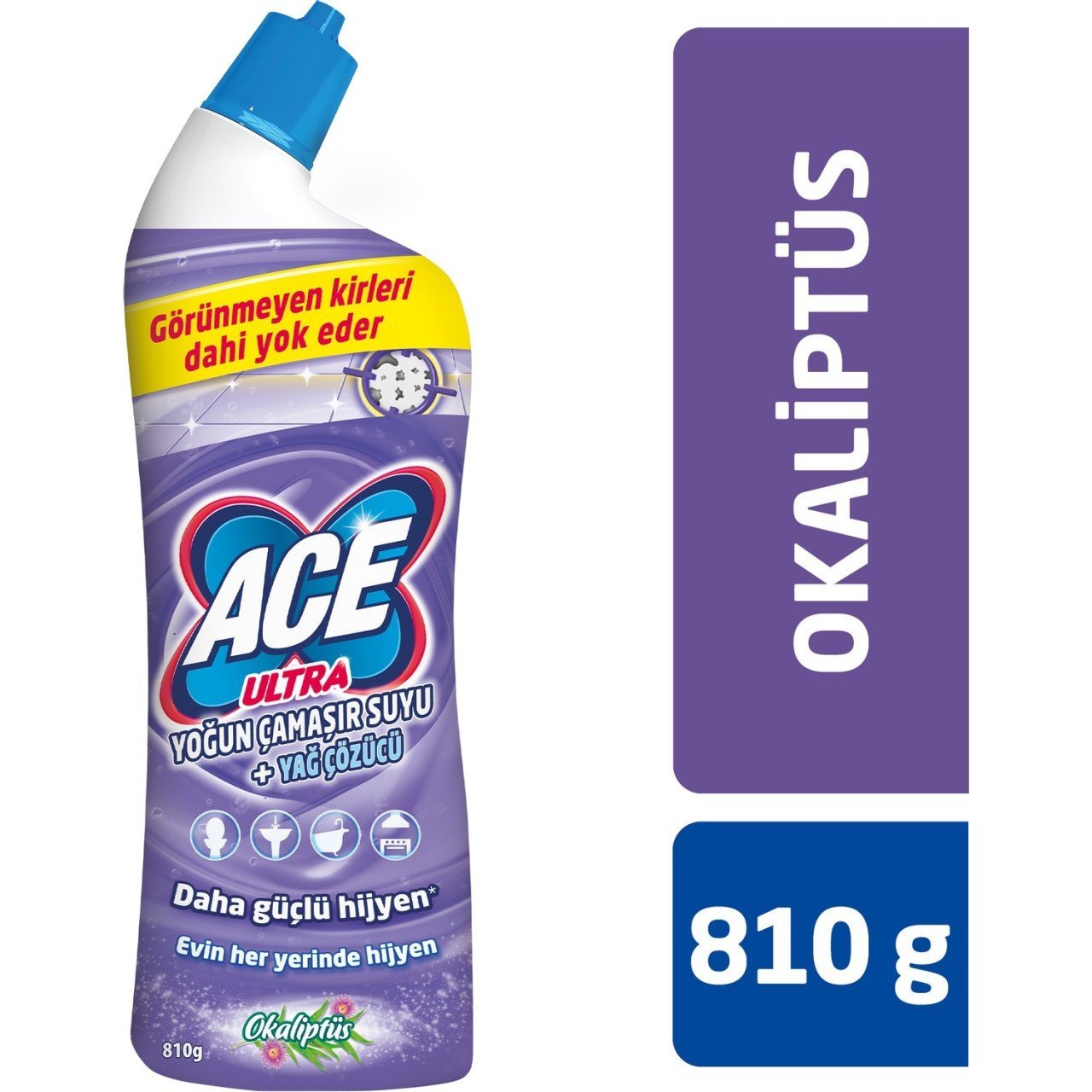 Ace Ultra Yoğun Kıvamlı Çamaşır Suyu Okaliptus 810 gr