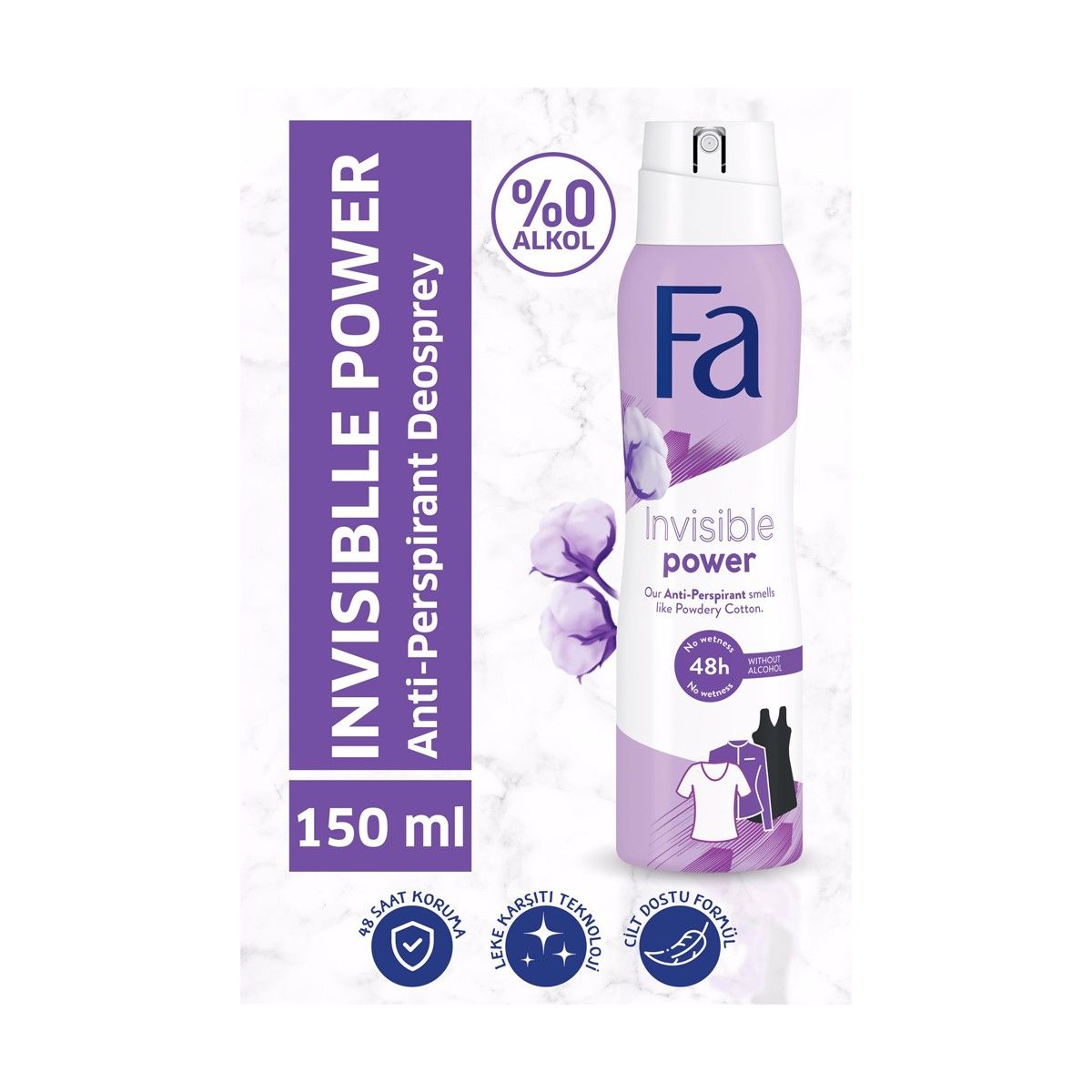 Fa Invisible Power Bayan Deo Sprey 150 ml