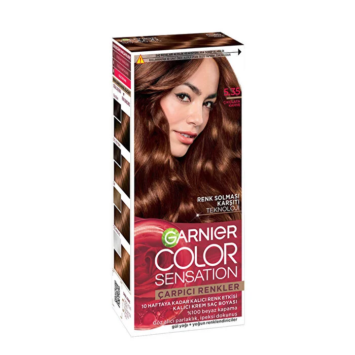 Garnier Color Sensation Saç Boyası 5.35 Çikolata Kahve