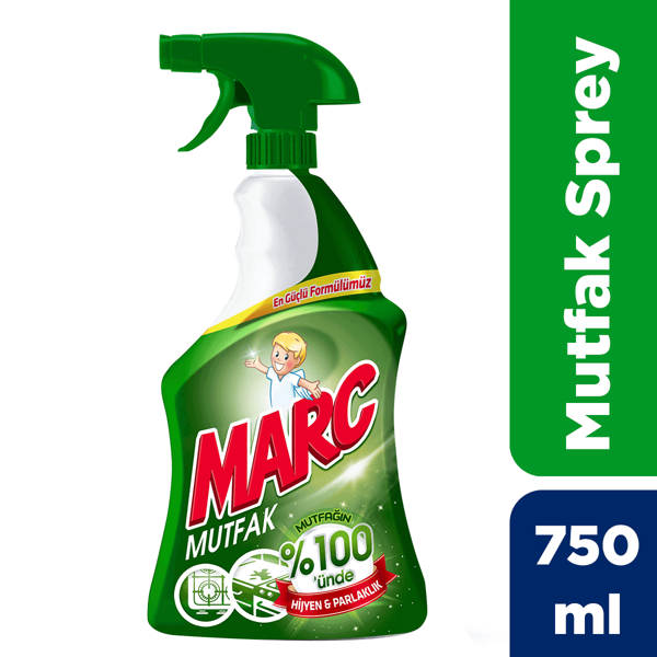 Marc Mutfak Temizleyici Yağ Çözücü Sprey 750 ml