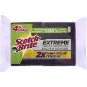 Scotch Brite Extreme Bulaşık Süngeri 4’lü Avantaj Paketi Tırnak Koruyuculu
