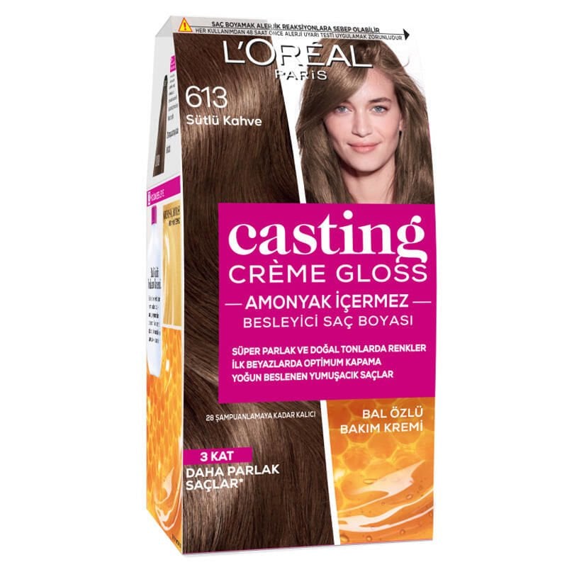 L'Oreal Paris Casting Creme Gloss Saç Boyası 613 Sütlü Kahve