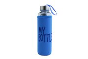 My Bottle Kılıflı Cam Matara 470 ml Mavi