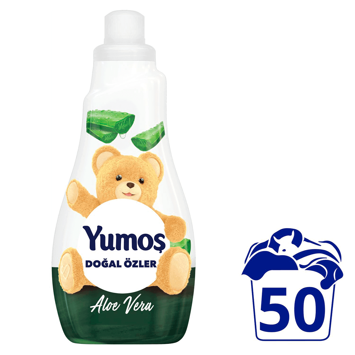 Yumoş Doğal Özler Aloe Vera Çamaşır Yumuşatıcı 1200 ml 50 Yıkama