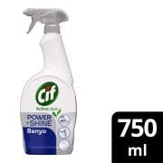 Cif Power & Shine Sprey Banyo İçin Temizleyici ve Kireç Çözücü 750 ml