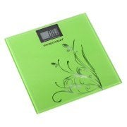 Premier PWS 2027 Desenli Dijital Cam Baskül Yeşil