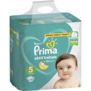 Prima Bebek Bezi Aktif Bebek 5 Beden Junior Süper Fırsat Paketi 60 Adet