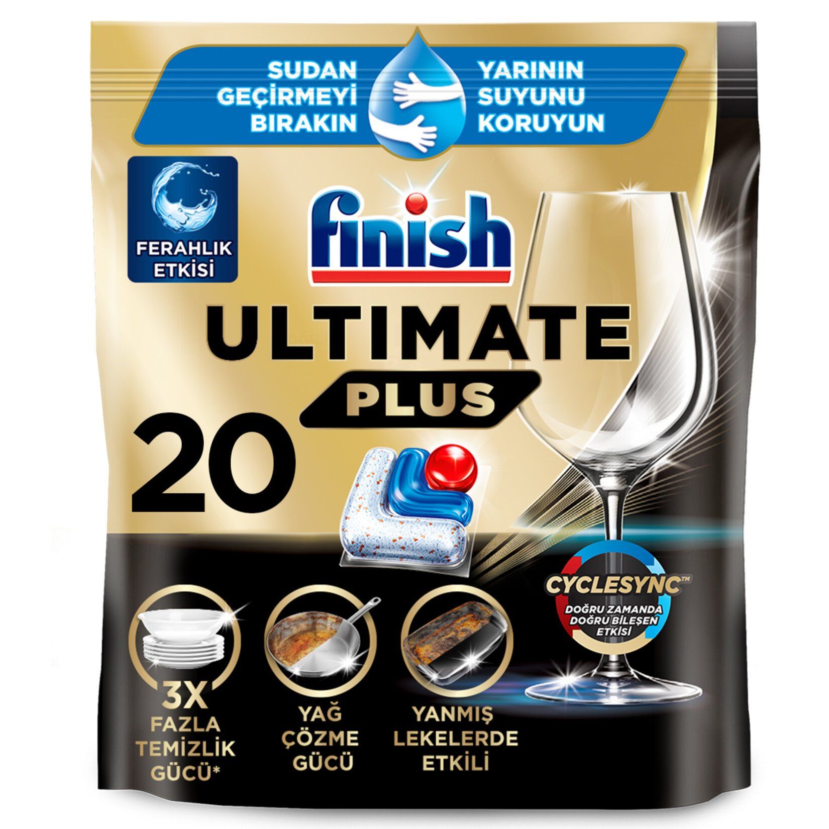 Finish Ultimate Plus Hepsi 1 Arada 20 Tablet