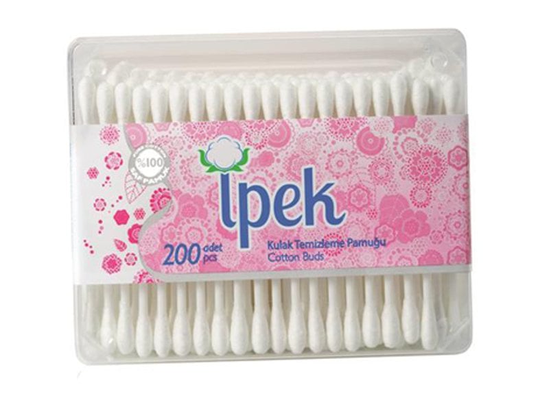 İpek Kulak Temizleme Çubuğu 200'lü Paket
