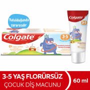 Colgate 3-5 Yaş Portakal Aromalı Florürsüz Çocuk Diş Macunu 60 ml