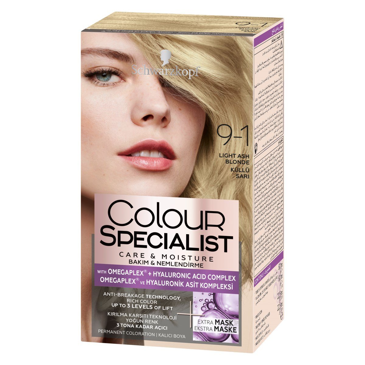 Color Specialist Set Saç Boyası 9-1 - Küllü Sarı