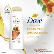 Dove Ultra Care Saç Bakım Şampuanı Onarıcı Bakım Argan Yağı 400 ml