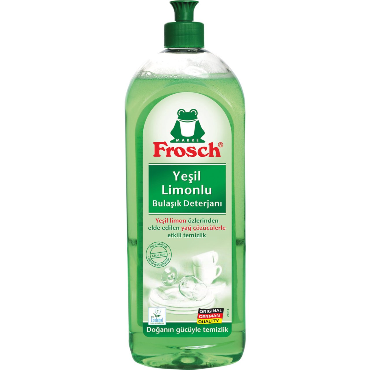 Frosch Bulaşık Deterjanı Yeşil Limonlu 750 ml