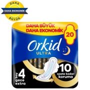 Orkid Ultra Ekstra 4'lü Paket Ekstra Ped 20'li