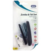 Mas 757 Kartelada 756 Zımba & 140 Tel Seti - Siyah